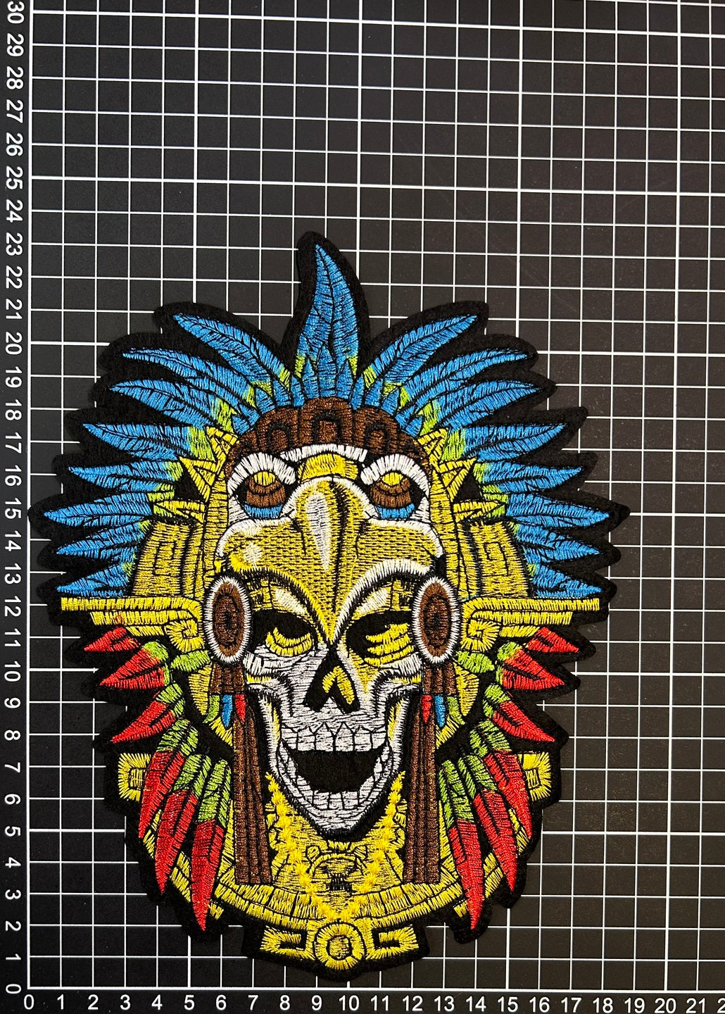 Parche Bordado Termoadhesivo Guerrero Águila 1 PZ Z65 - Peletería León