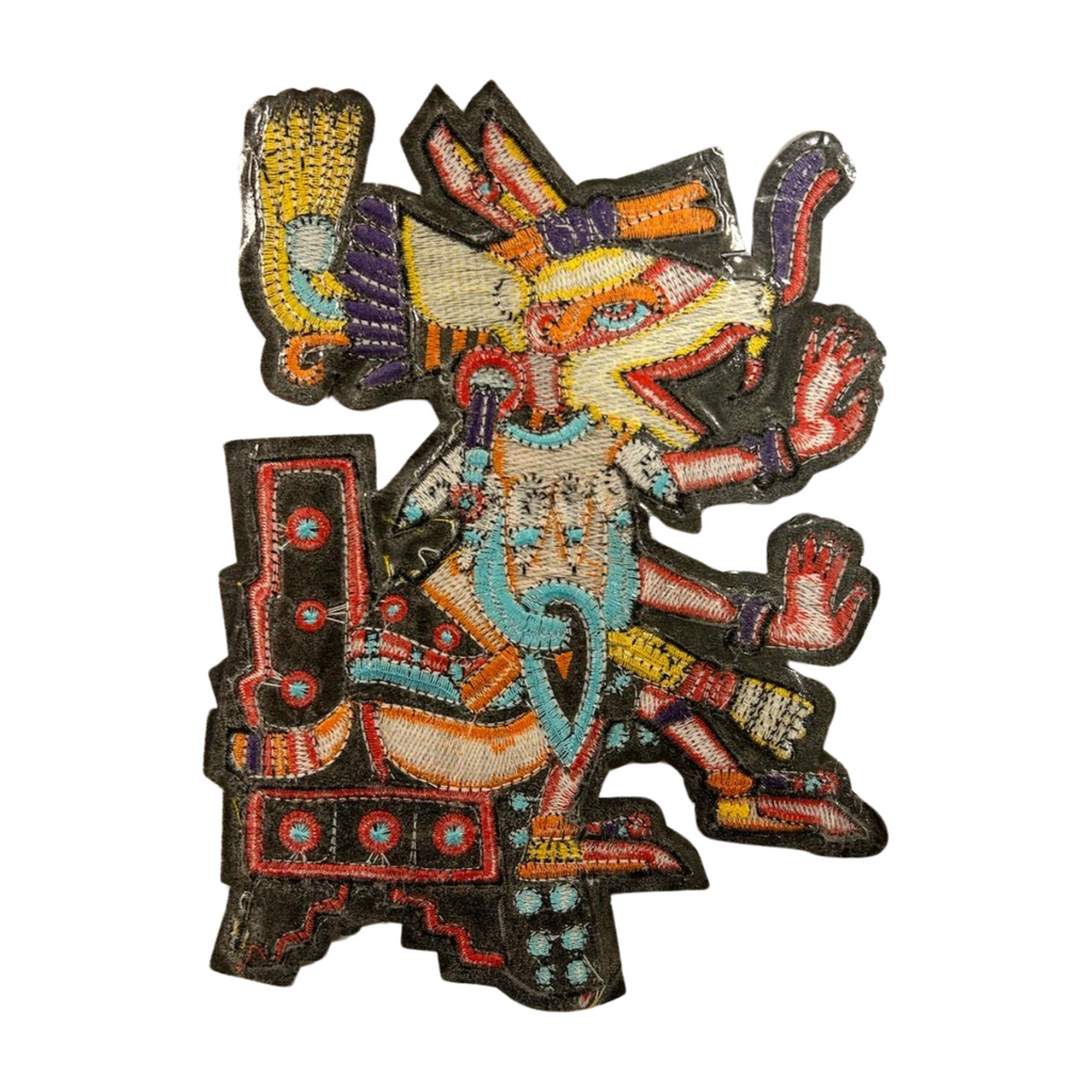 Parche Bordado Termoadhesivo Dios Prehispánico 1 PZ Z71 - Peletería León