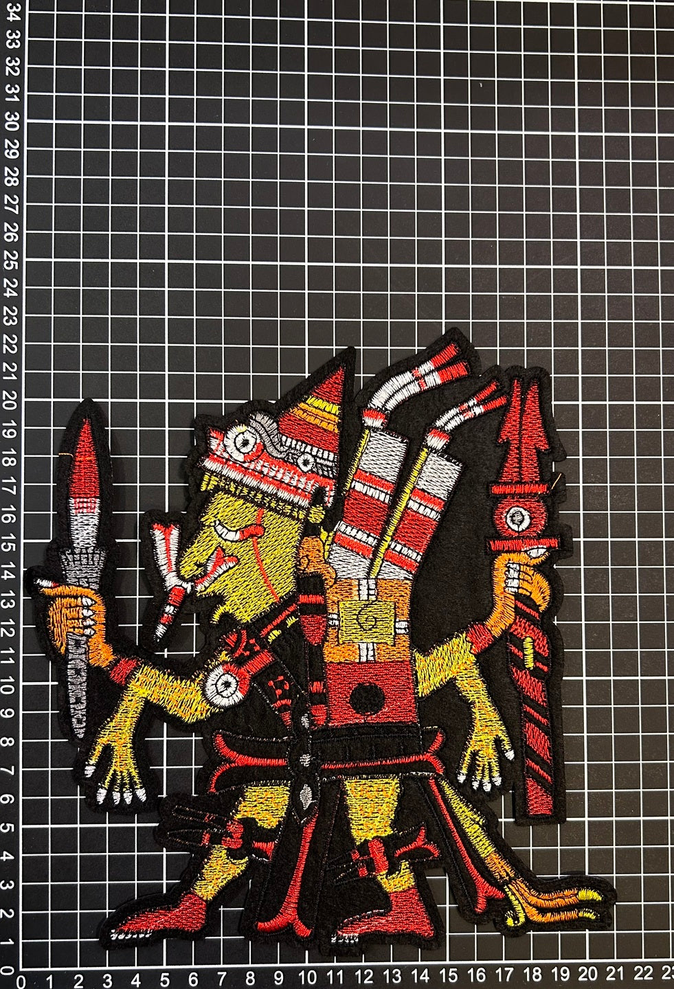 Parche Bordado Termoadhesivo Dios Azteca 1 PZ Z73 - Peletería León