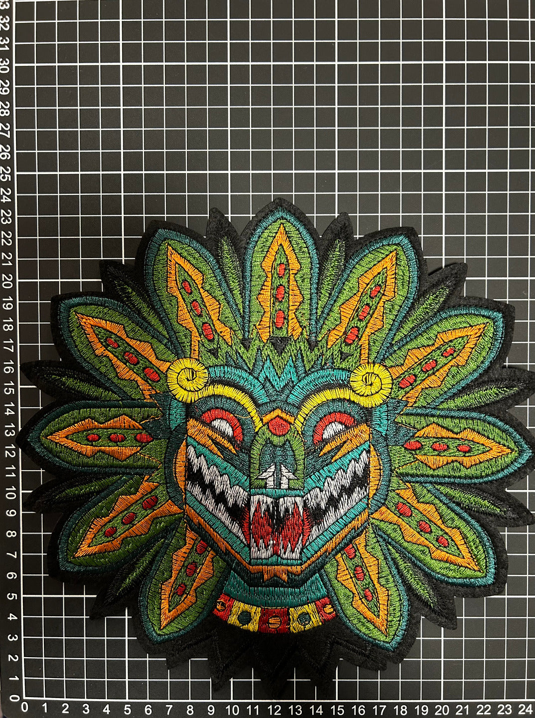 Parche Bordado Termoadhesivo Serpiente Quetzalcoatl 1 PZ Z7 - Peletería León