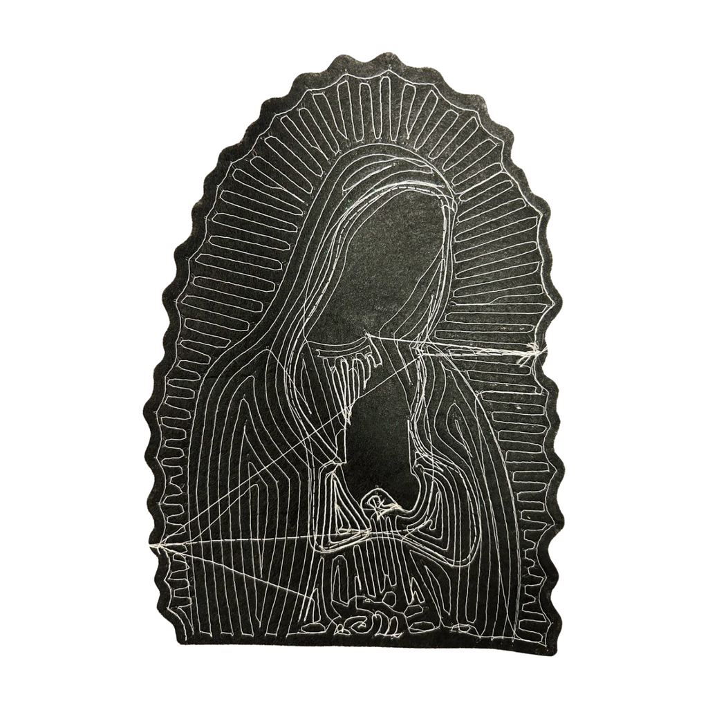 Parche Bordado Lentejuela Termoadhesivo Virgen Guadalupe 1 PZ Z85 - Peletería León