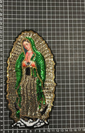 Parche Bordado Lentejuela Termoadhesivo Virgen Guadalupe 1 PZ Z88 - Peletería León