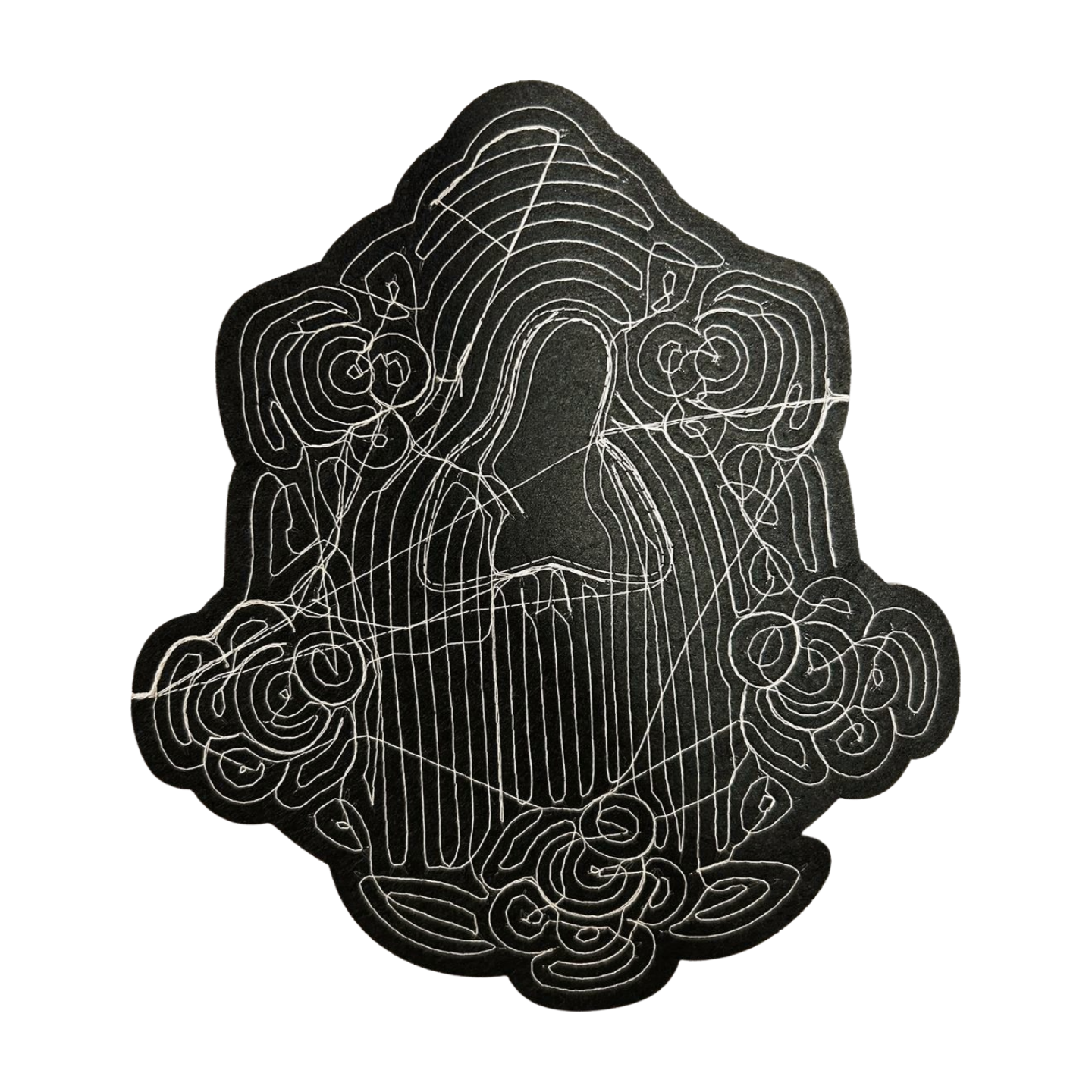 Parche Bordado Lentejuela Termoadhesivo Virgen Guadalupe 1 PZ Z98 - Peletería León