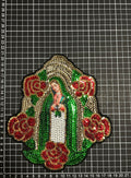 Parche Bordado Lentejuela Termoadhesivo Virgen Guadalupe 1 PZ Z98 - Peletería León
