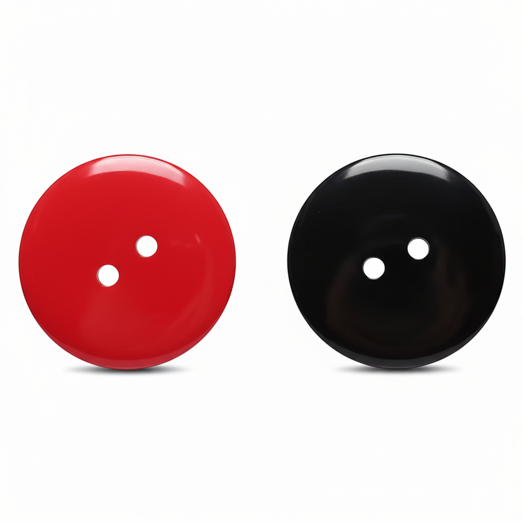 Botones mejorados - uno rojo y uno negro