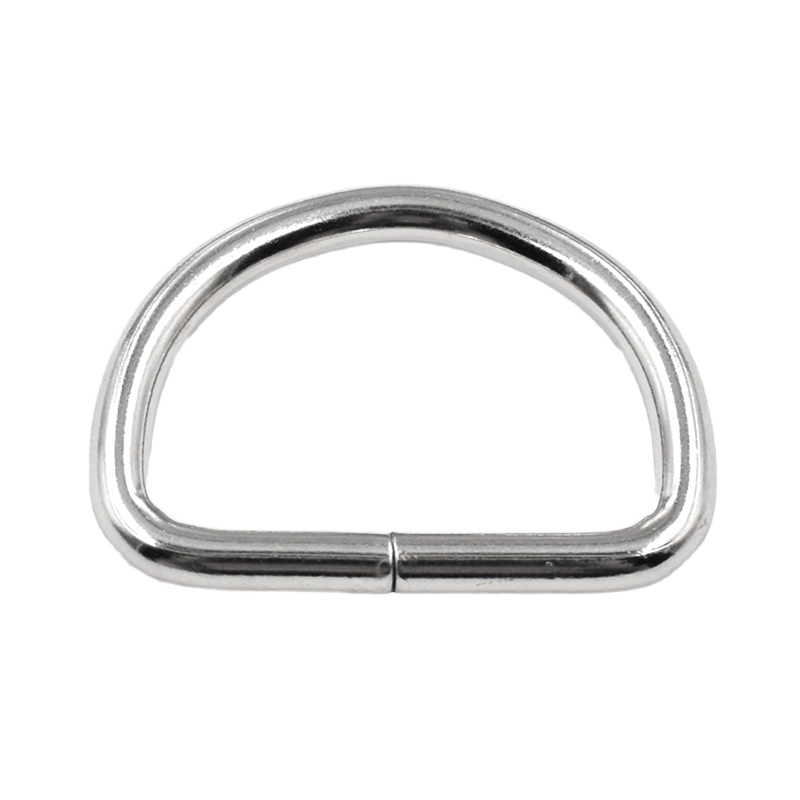 Media Argolla Metálica Resistente sin Soldar 1000 Piezas Color Plata RT